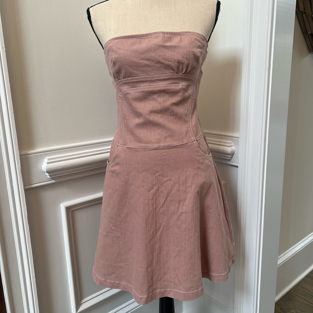 NWT Anja Flint denim tube dress